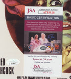 VERA MILES SIGNED PSYCHO 12X18 MOVIE POSTER 4 JSA