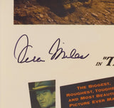 VERA MILES SIGNED THE SEARCHERS 12X18 MOVIE POSTER JSA