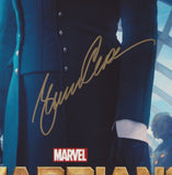 GLENN CLOSE SIGNED GUARDIANS OF THE GALAXY 12X18 MOVIE POSTER JSA