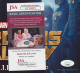 GLENN CLOSE SIGNED GUARDIANS OF THE GALAXY 12X18 MOVIE POSTER JSA