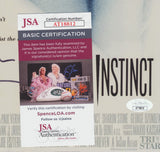 PAUL VERHOEVEN SIGNED BASIC INSTINCT 12X18 MOVIE POSTER JSA