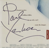 PAUL VERHOEVEN SIGNED BASIC INSTINCT 12X18 MOVIE POSTER JSA
