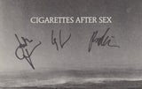 CIGARETTES AFTER SEX SIGNED CRY VINYL RECORD JSA