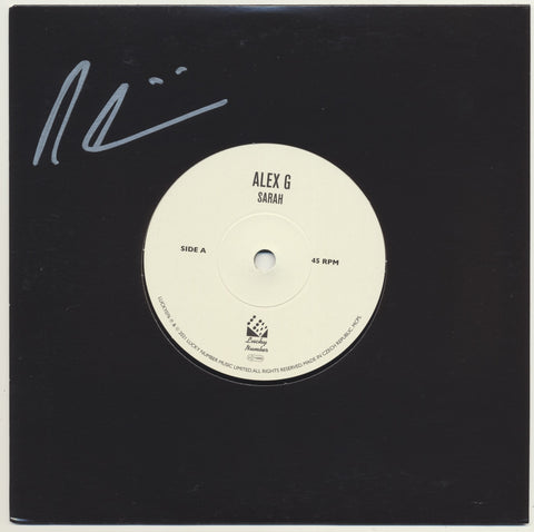 ALEX G SIGNED SARAH / ADAM / 16 MIRRORS 7" VINYL RECORD JSA