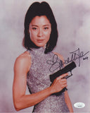 MICHELLE YEOH SIGNED TOMORROW NEVER DIES 007 JAMES BOND 8X10 PHOTO JSA