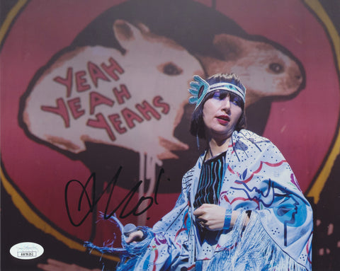 KAREN O SIGNED YEAH YEAH YEAHS 8X10 PHOTO JSA