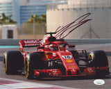 CHARLES LECLERC SIGNED SCUDERIA FERRARI F1 8X10 PHOTO 6 JSA