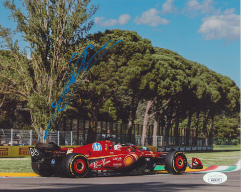 CHARLES LECLERC SIGNED SCUDERIA FERRARI F1 8X10 PHOTO JSA