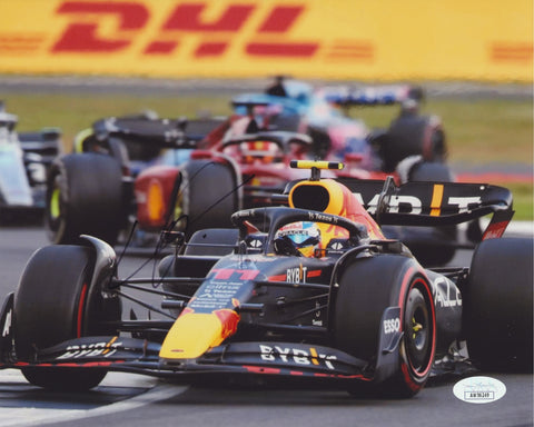 SERGIO PEREZ SIGNED RED BULL RACING F1 8X10 PHOTO 2 JSA