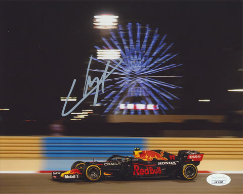 SERGIO PEREZ SIGNED RED BULL RACING F1 8X10 PHOTO 4 JSA