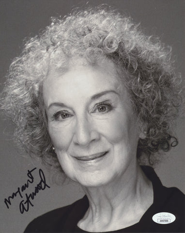 MARGARET ATWOOD SIGNED 8X10 PHOTO JSA