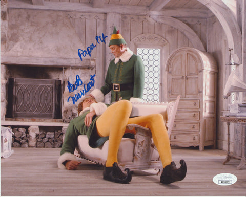 BOB NEWHART SIGNED ELF 8X10 PHOTO JSA