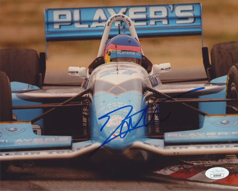 JACQUES VILLENEUVE SIGNED PPG INDY CAR WORLD SERIES 8X10 PHOTO JSA