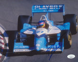 JACQUES VILLENEUVE SIGNED PPG INDY CAR WORLD SERIES 8X10 PHOTO 2 JSA