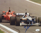 JACQUES VILLENEUVE SIGNED ROTHMANS WILLIAMS RENAULT F1 8X10 PHOTO 3 JSA