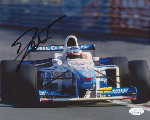 JACQUES VILLENEUVE SIGNED ROTHMANS WILLIAMS RENAULT F1 8X10 PHOTO 3 JSA