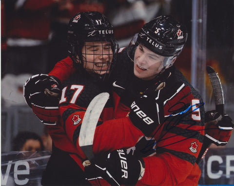 OLIVER BONK SIGNED TEAM CANADA 8X10 PHOTO