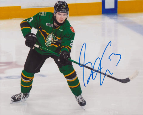 SAM DICKINSON SIGNED LONDON KNIGHTS 8X10 PHOTO 3