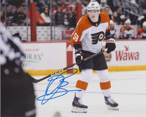 OLIVER BONK SIGNED PHILADELPHIA FLYERS 8X10 PHOTO