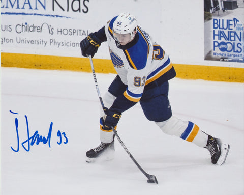 JAKUB STANCL SIGNED ST LOUIS BLUES 8X10 PHOTO