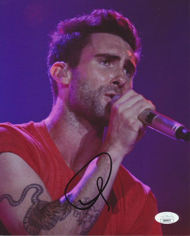 ADAM LEVINE SIGNED MAROON 5 8X10 PHOTO 2 JSA