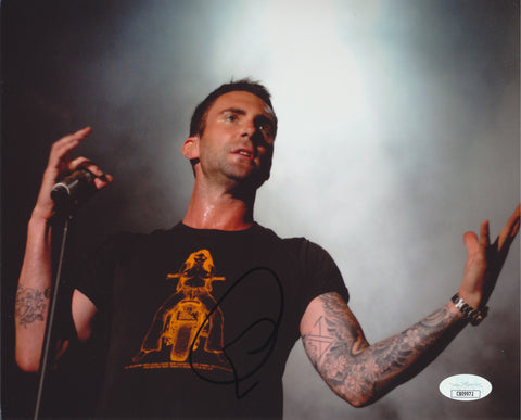 ADAM LEVINE SIGNED MAROON 5 8X10 PHOTO JSA