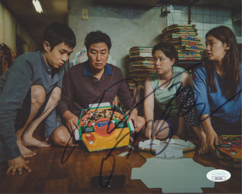 SONG KANG-HO SIGNED PARASITE 8X10 PHOTO 5 JSA