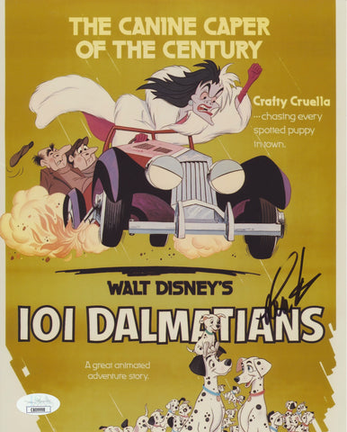 LISA DAVIS SIGNED 101 DALMATIANS 8X10 PHOTO 4 JSA