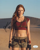 KAREN GILLAN SIGNED JUMANJI 8X10 PHOTO JSA