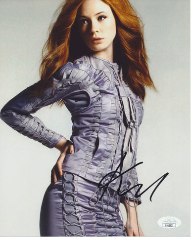 KAREN GILLAN SIGNED 8X10 PHOTO JSA