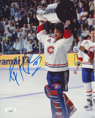 PATRICK ROY SIGNED MONTREAL CANADIENS 8X10 PHOTO JSA