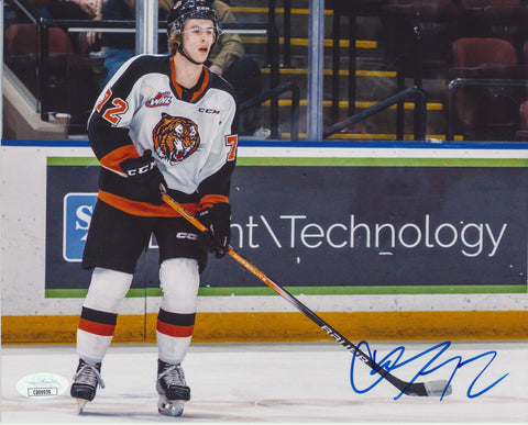 GAVIN MCKENNA SIGNED MEDICINE HAT TIGERS 8X10 PHOTO JSA