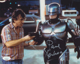 PAUL VERHOEVEN SIGNED ROBOCOP 8X10 PHOTO 4 JSA