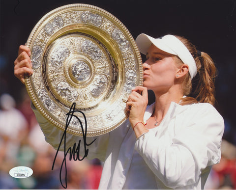 ELENA RYBAKINA SIGNED WTA TENNIS 8X10 PHOTO 4 JSA