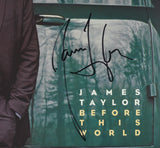 JAMES TAYLOR SIGNED BEFORE THIS WORLD VINYL RECORD JSA