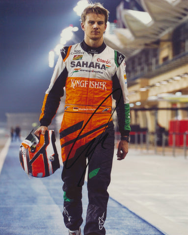 NICO HULKENBERG SIGNED SAHARA FORCE INDIA F1 TEAM 8X10 PHOTO