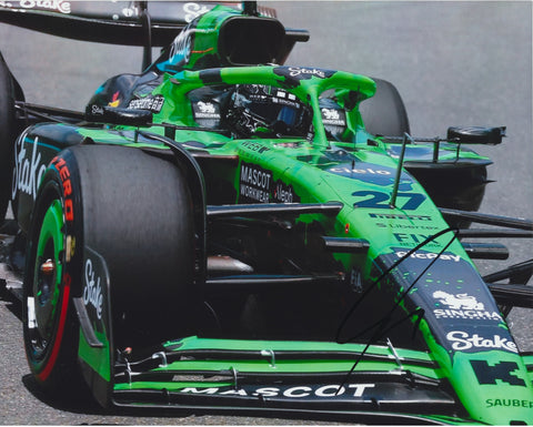 NICO HULKENBERG SIGNED STAKE F1 TEAM KICK SAUBER 8X10 PHOTO 4