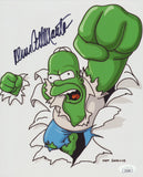 DAN CASTELLANETA SIGNED THE SIMPSONS 8X10 PHOTO 10 JSA