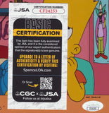 DAN CASTELLANETA SIGNED THE SIMPSONS 8X10 PHOTO 5 JSA