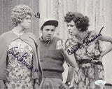 VICKI LAWRENCE & CAROL BURNETT SIGNED 8X10 PHOTO 2 JSA