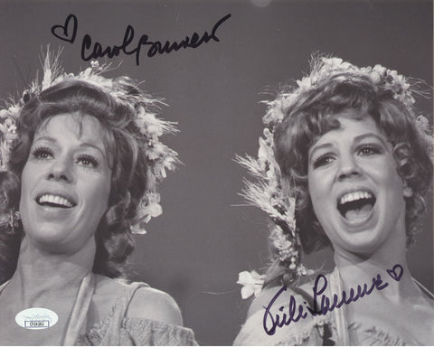 VICKI LAWRENCE & CAROL BURNETT SIGNED 8X10 PHOTO 3 JSA