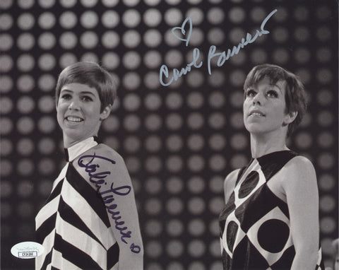 VICKI LAWRENCE & CAROL BURNETT SIGNED 8X10 PHOTO JSA