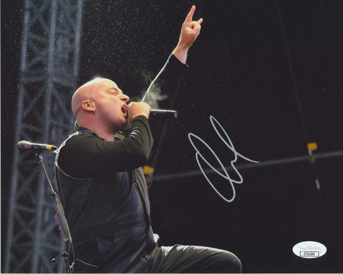 DAVID DRAIMAN SIGNED DISTURBED 8X10 PHOTO 3 JSA