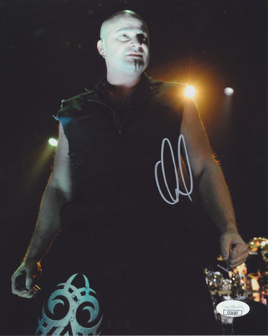 DAVID DRAIMAN SIGNED DISTURBED 8X10 PHOTO JSA
