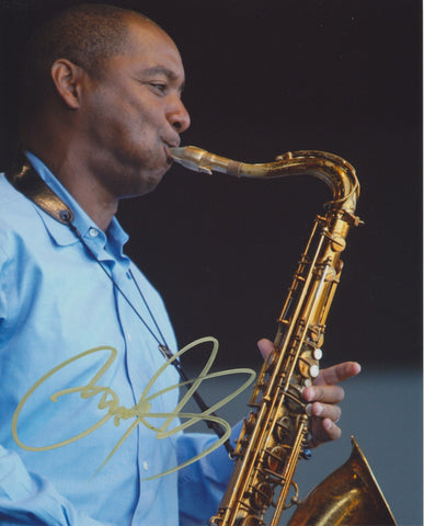 BRANFORD MARSALIS SIGNED 8X10 PHOTO