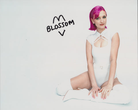 DJ BLOSSOM SIGNED 8X10 PHOTO EMILIE FROMM