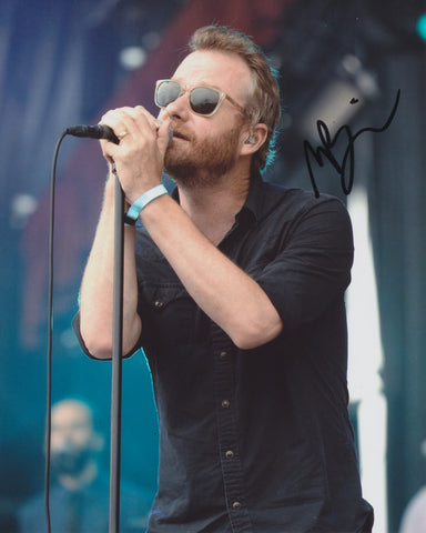 MATT BERNINGER SIGNED THE NATIONAL 8X10 PHOTO 4