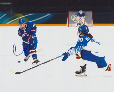 CAYLA BARNES SIGNED TEAM USA 2026 OLYMPICS 8X10 PHOTO