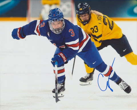 CAYLA BARNES SIGNED TEAM USA 2026 OLYMPICS 8X10 PHOTO 2
