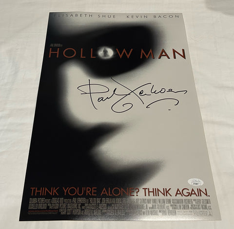 PAUL VERHOEVEN SIGNED HOLLOWMAN 12X18 MOVIE POSTER JSA